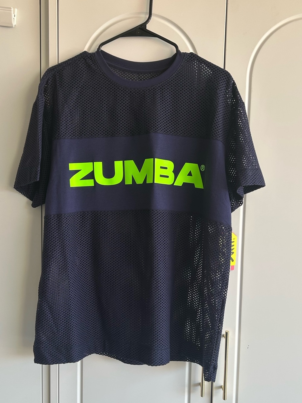 Zumba  mesh top navy blue